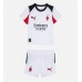AC Milan Samuele Ricci #4 Vonkajší Detský futbalový dres 2025-26 Krátky Rukáv (+ trenírky)